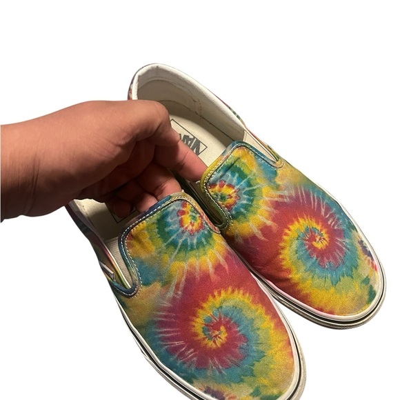 Vans Men’s  Tie-Dye Slip-On Shoes Size 9.0 men’s & 10.5 women’s - Picture 2 of 7